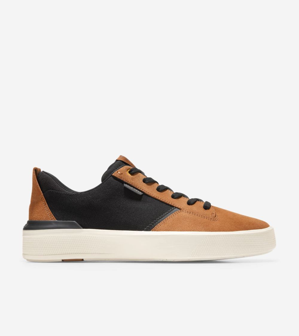 Cole Haan Men's GrandPro Crew Sneaker - Black-Golden Toffee-Ivory | Canada Outlet