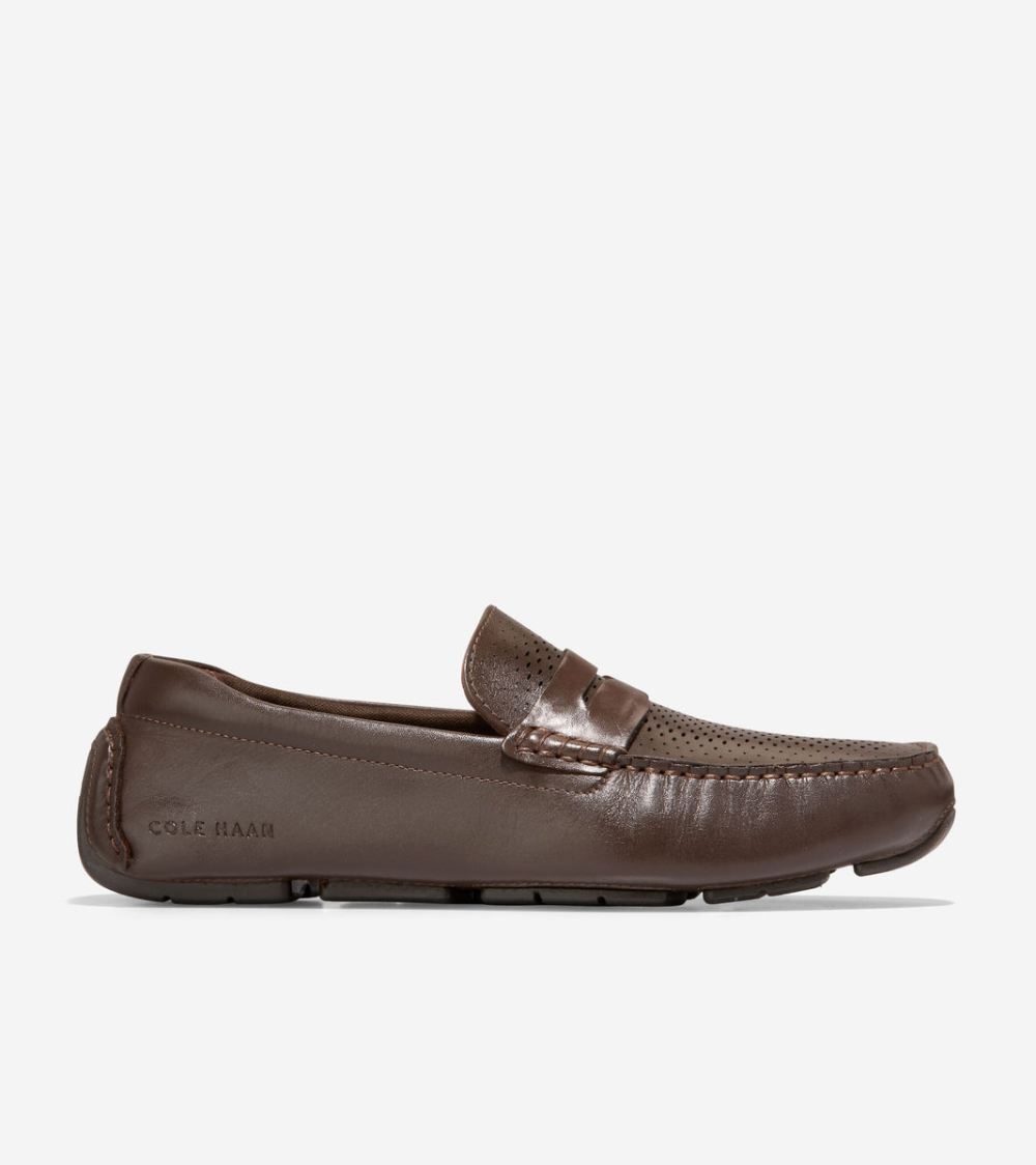 Cole Haan Men's Grand Laser Penny Driver - Truffle-Java | Canada Outlet
