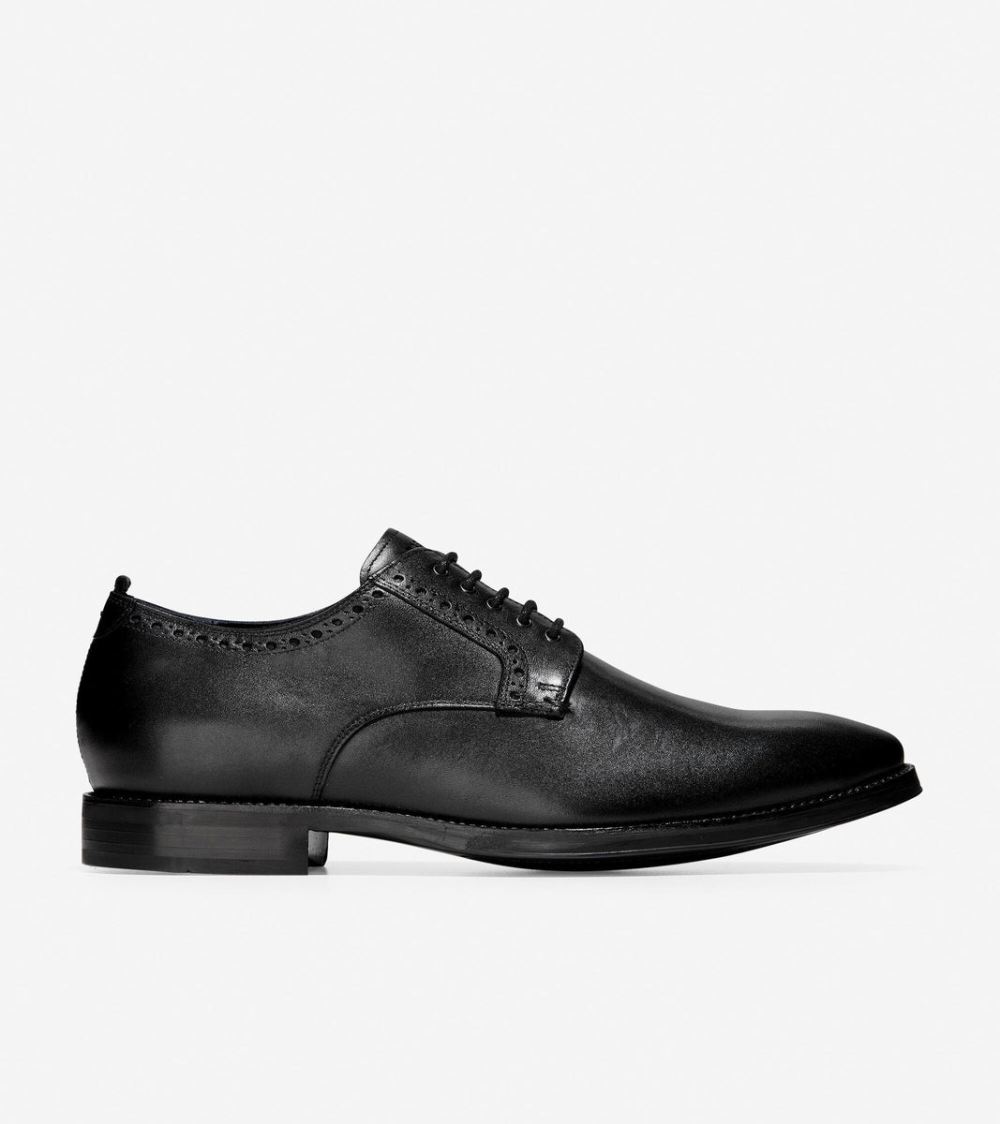 Cole Haan Men's Jefferson Grand 2.0 Plain Oxford - Black | Canada Outlet