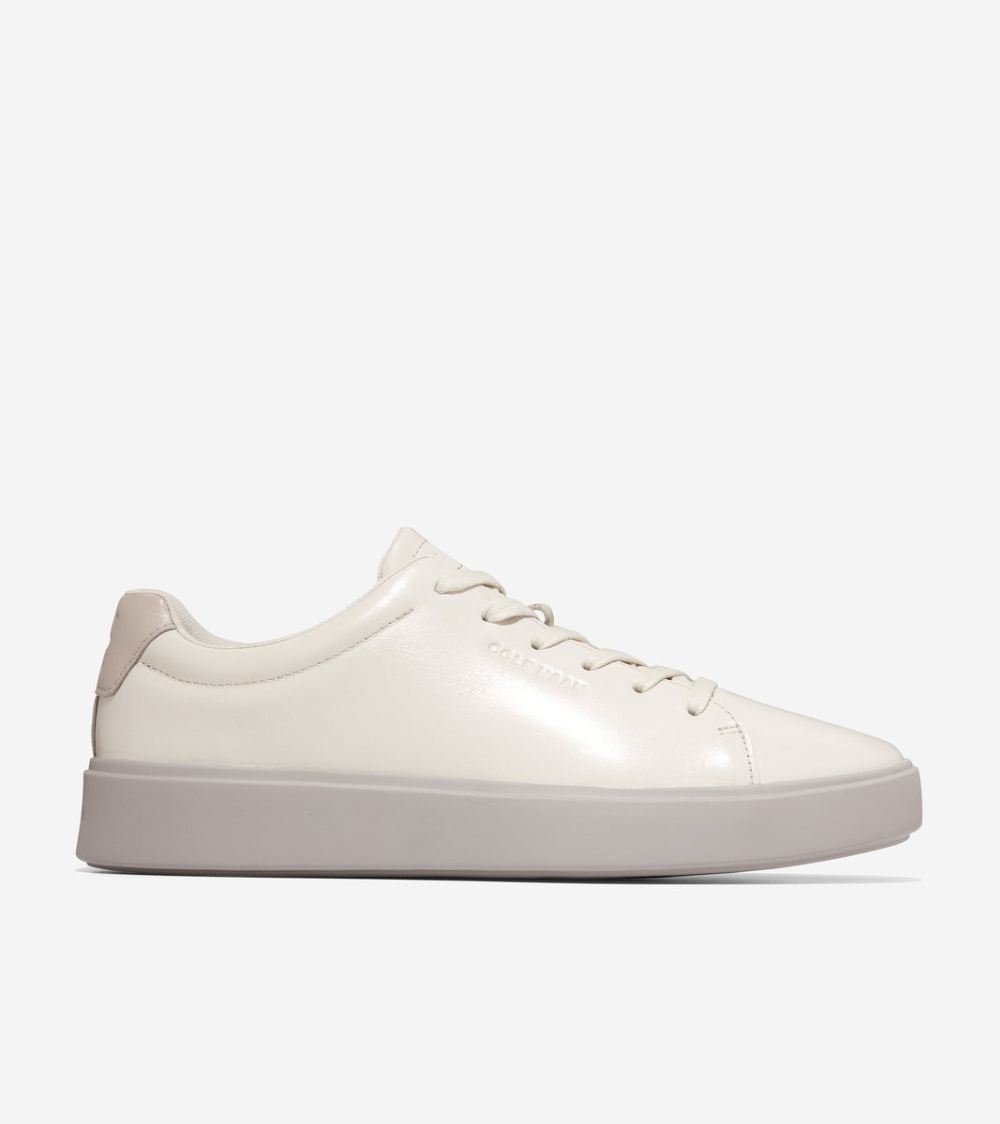 Cole Haan Men's Grand Crosscourt Traveler Sneaker - Silver Birch Leather-Paloma | Canada Outlet