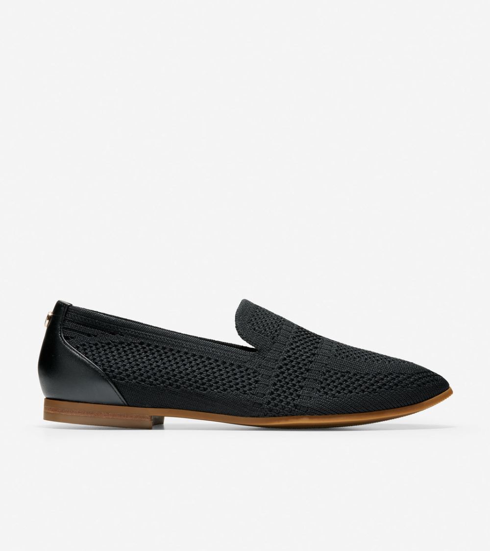 Cole Haan Women's Modern Classics Loafer - Black Stitchlite | Canada Outlet