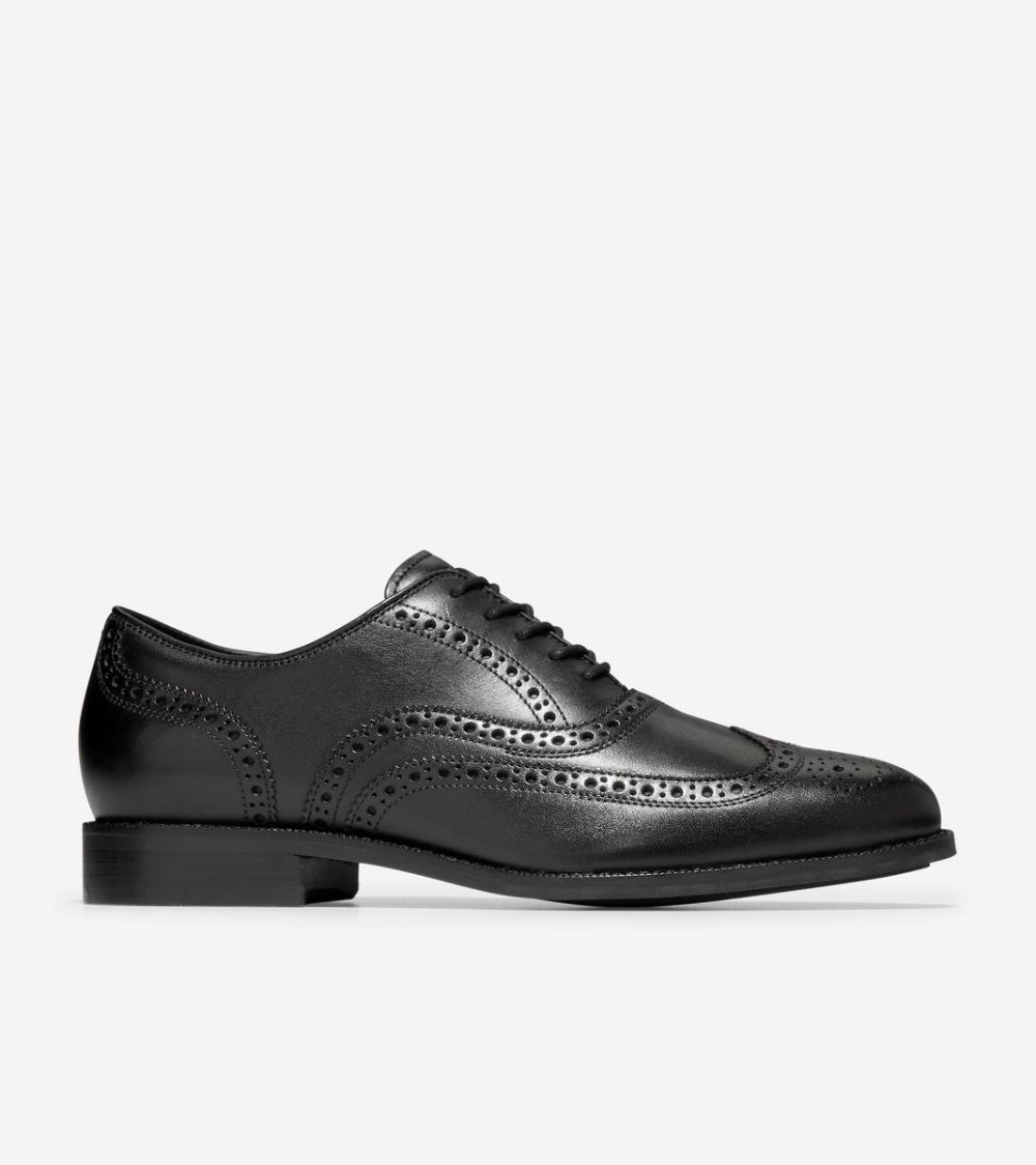 Cole Haan Men's Broadway Wingtip Oxford - Black | Canada Outlet
