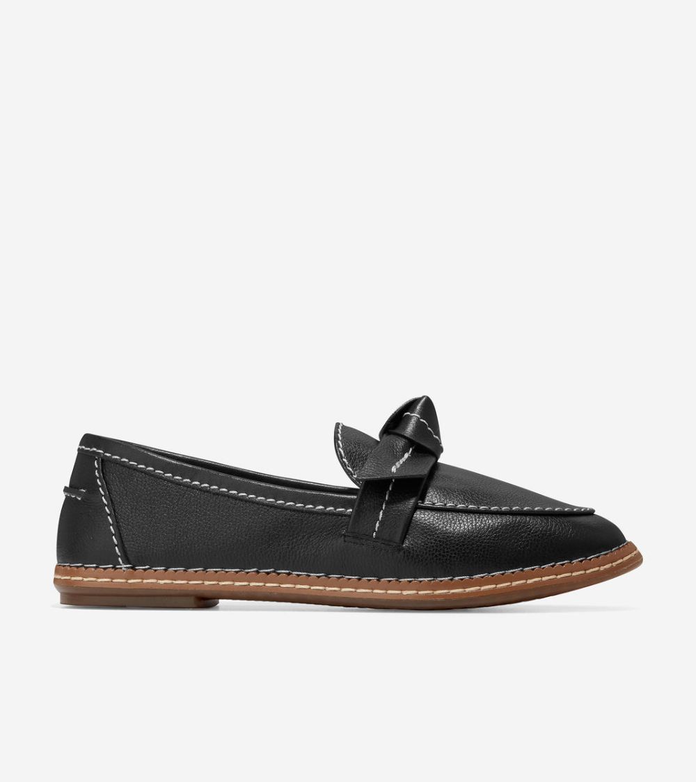 Cole Haan Women's Cloudfeel All-Day Bow Loafer - Black | Canada Outlet