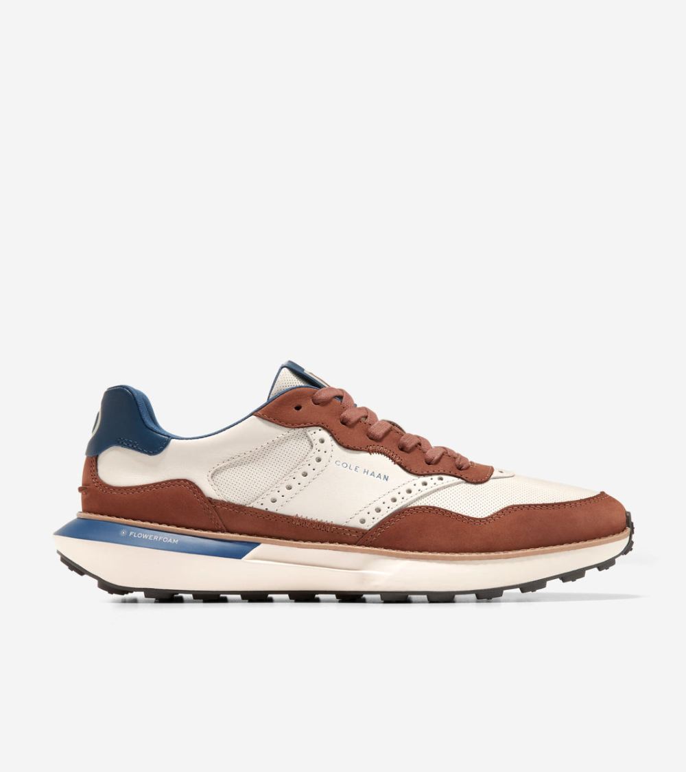 Cole Haan Men's GrandPro Ashland Sneaker - Dark Sequoia-Irish Coffee-Ensign Blue-Ivory | Canada Outlet