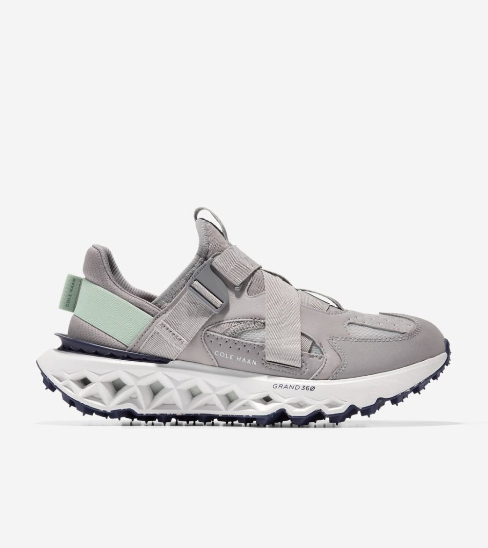 Cole Haan Men's 5.ZEROGRAND Monk Strap Running Shoes - Paloma-Seafoam-Nimbus Cloud | Canada Outlet