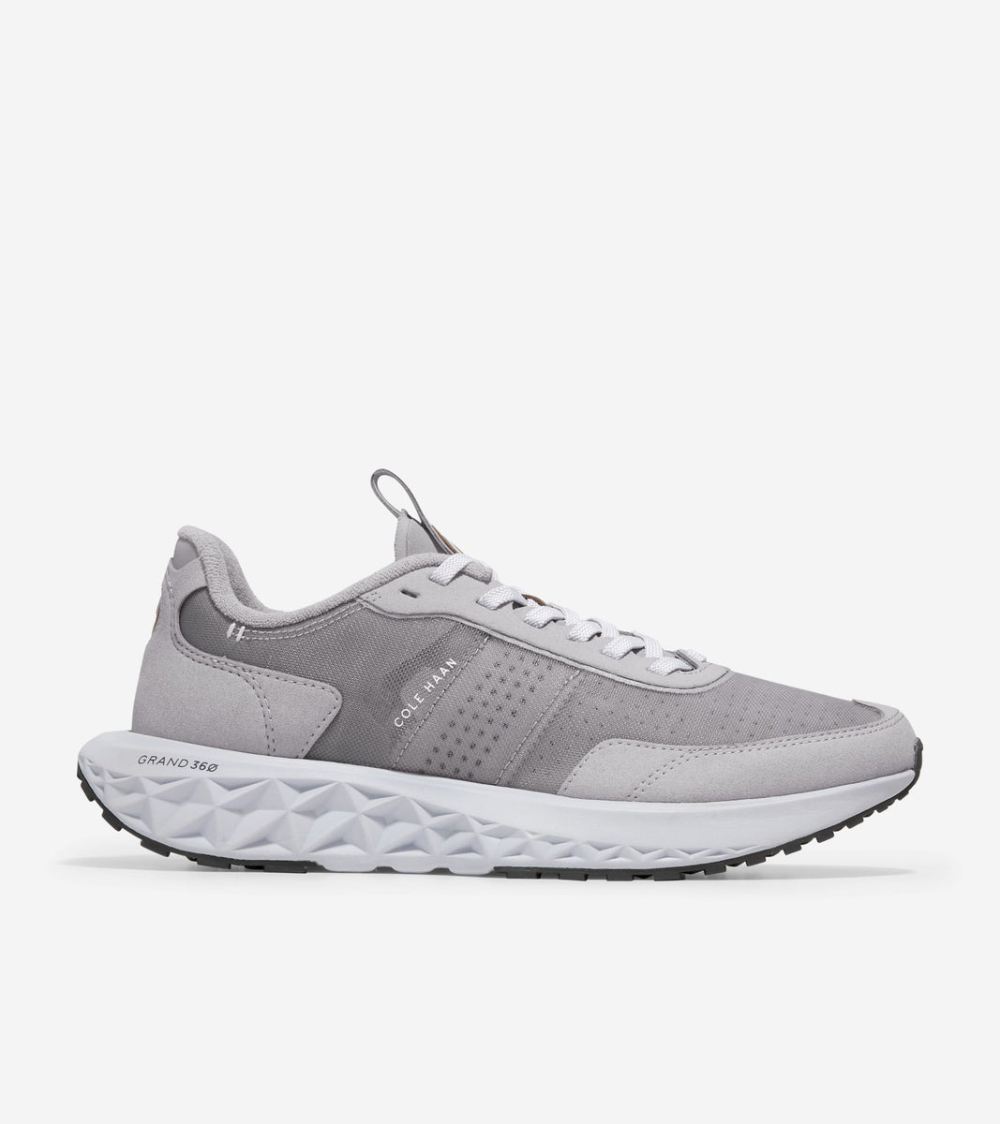Cole Haan Men's ZEROGRAND Outpace 3 Running Shoe - Sleet-Quiet Shade-Sleet | Canada Outlet