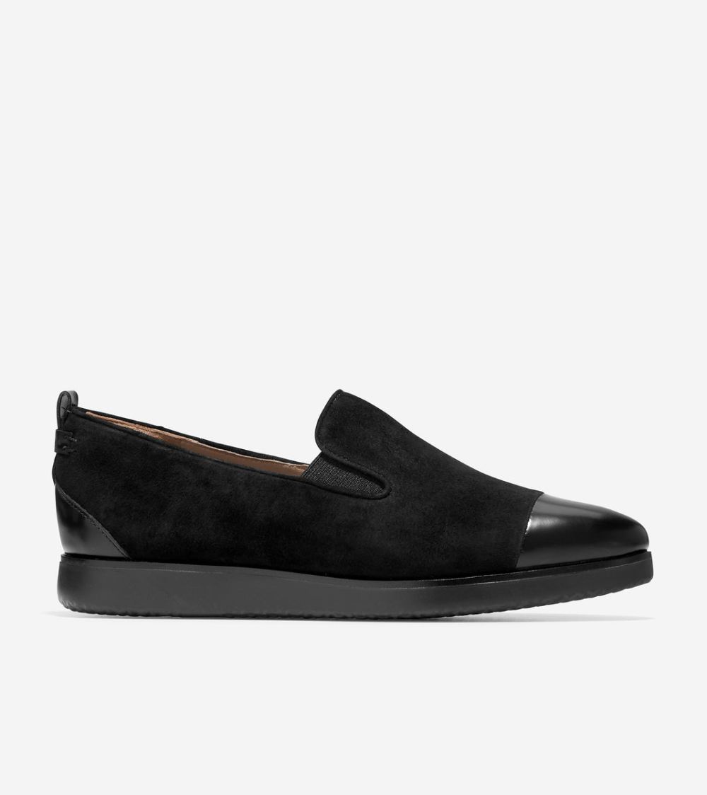 Cole Haan Women's Grand Ambition Slip-On Loafer - Black | Canada Outlet