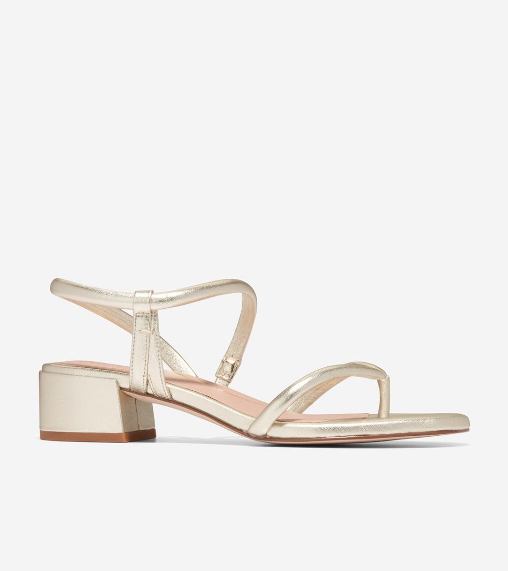 Cole Haan Women's Calli Thong Sandal - Gold | Canada Outlet