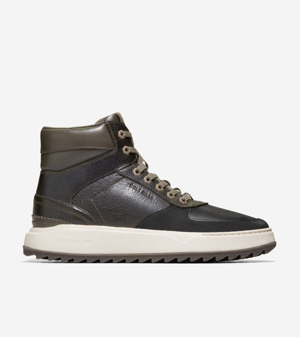 Cole Haan Men's GrandPro Crossover Sneakerboot - Olive-Black-Silver Birch | Canada Outlet