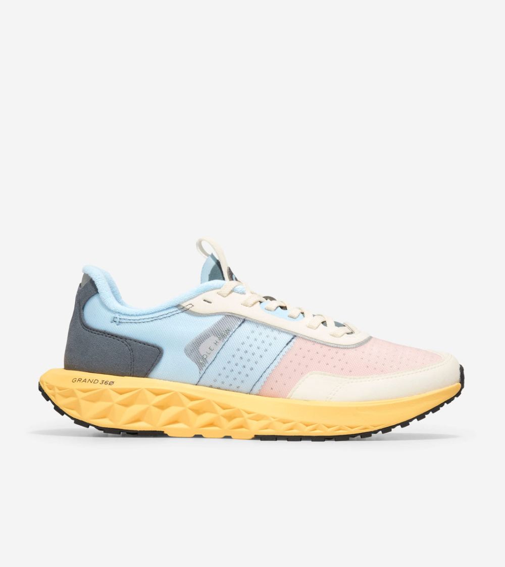 Cole Haan Men's ZEROGRAND Outpace 3 Running Shoe - Ivory-Stormy Weather-Beach Ball | Canada Outlet