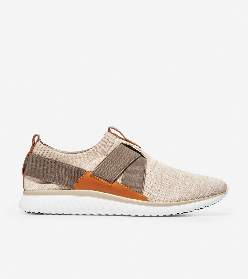 Cole Haan Men's Grand Motion On Stitchlite Slip-On Sneaker - Brown | Canada Outlet