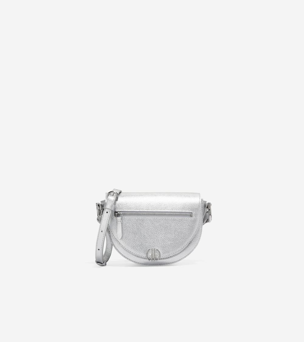 Cole Haan Crescida Crossbody - Silver | Canada Outlet