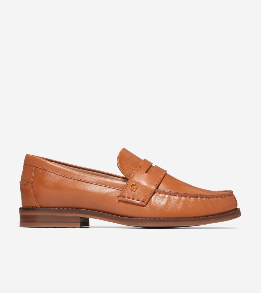 Cole Haan Women's Lux Pinch Penny Loafer - Pecan | Canada Outlet