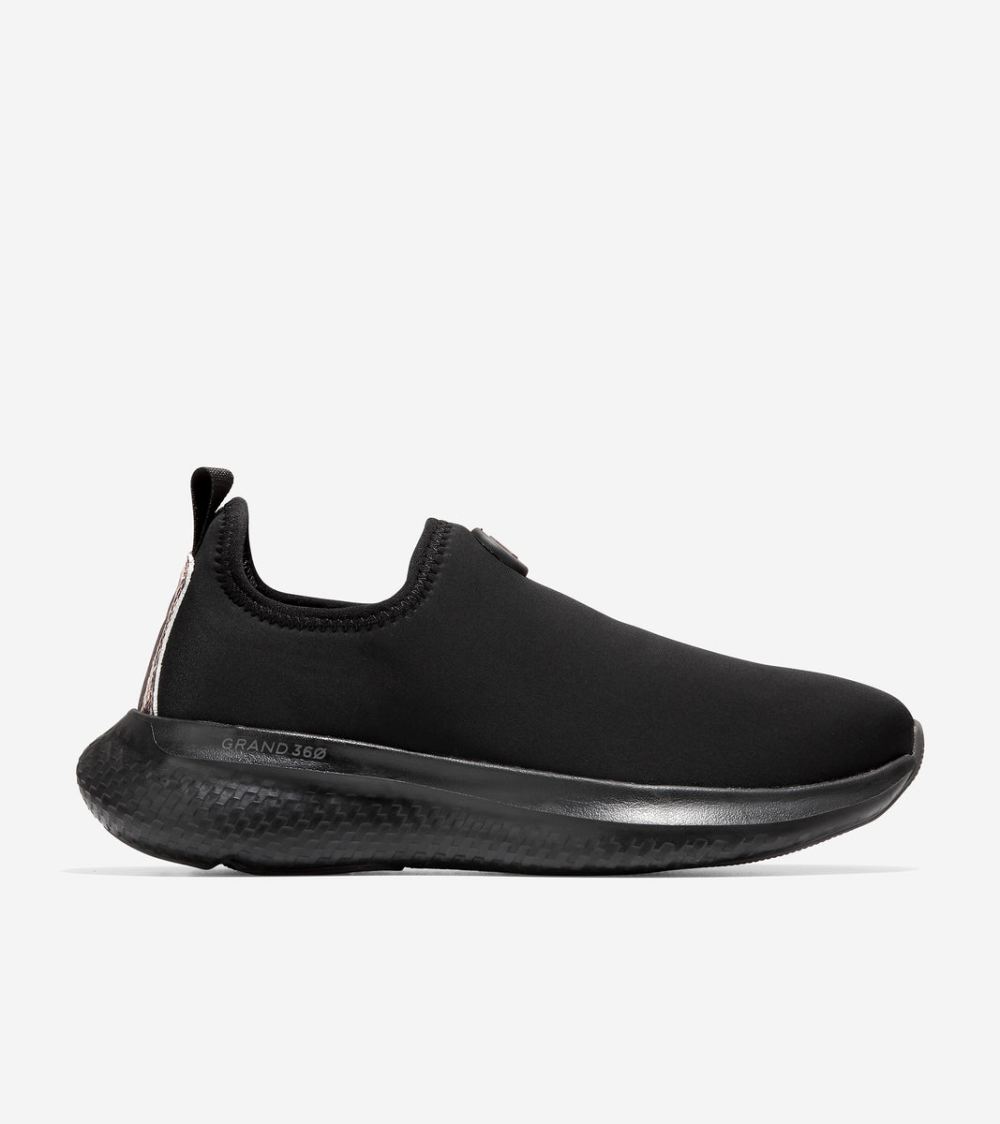 Cole Haan Women's ZEROGRAND Changepace Slip-On Sneaker - Black-Black | Canada Outlet
