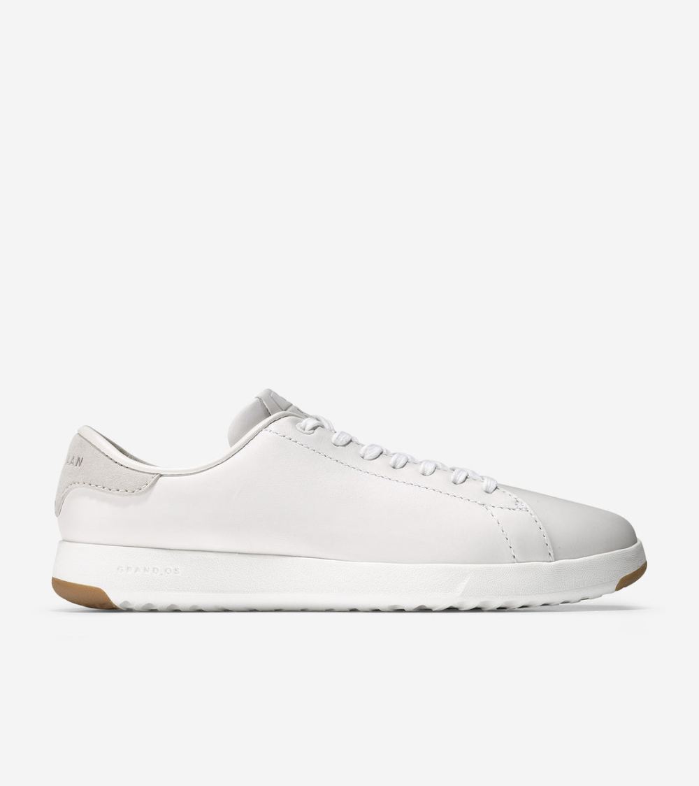 Cole Haan Women's GrandPro Tennis Sneaker - Optic White Leather | Canada Outlet