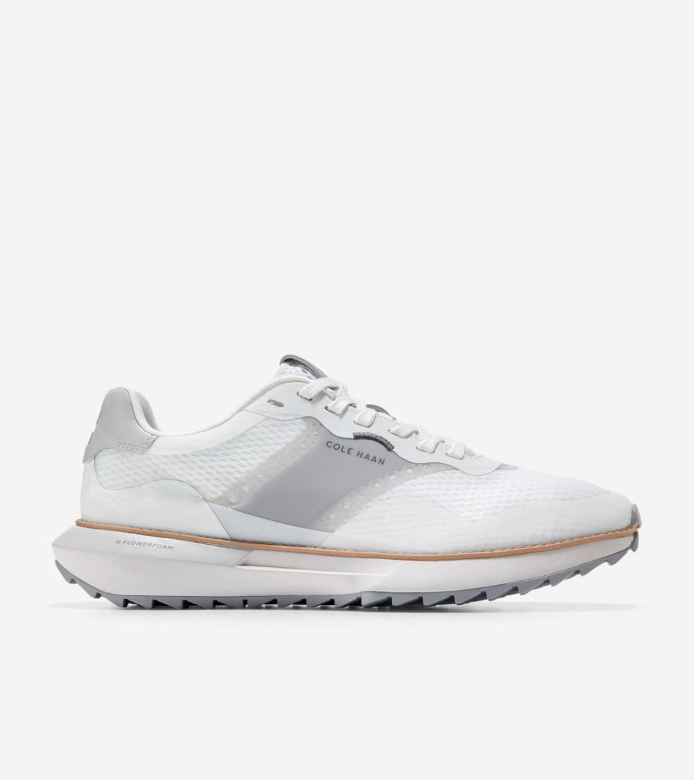 Cole Haan Men's GrandPro Ashland Golf Sneakers - Optic White-Nimbus Cloud | Canada Outlet