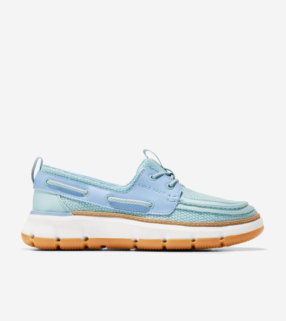 Cole Haan Women's 4.ZEROGRAND Regatta Boat Shoe - Oxford Blue-Blue Bell | Canada Outlet