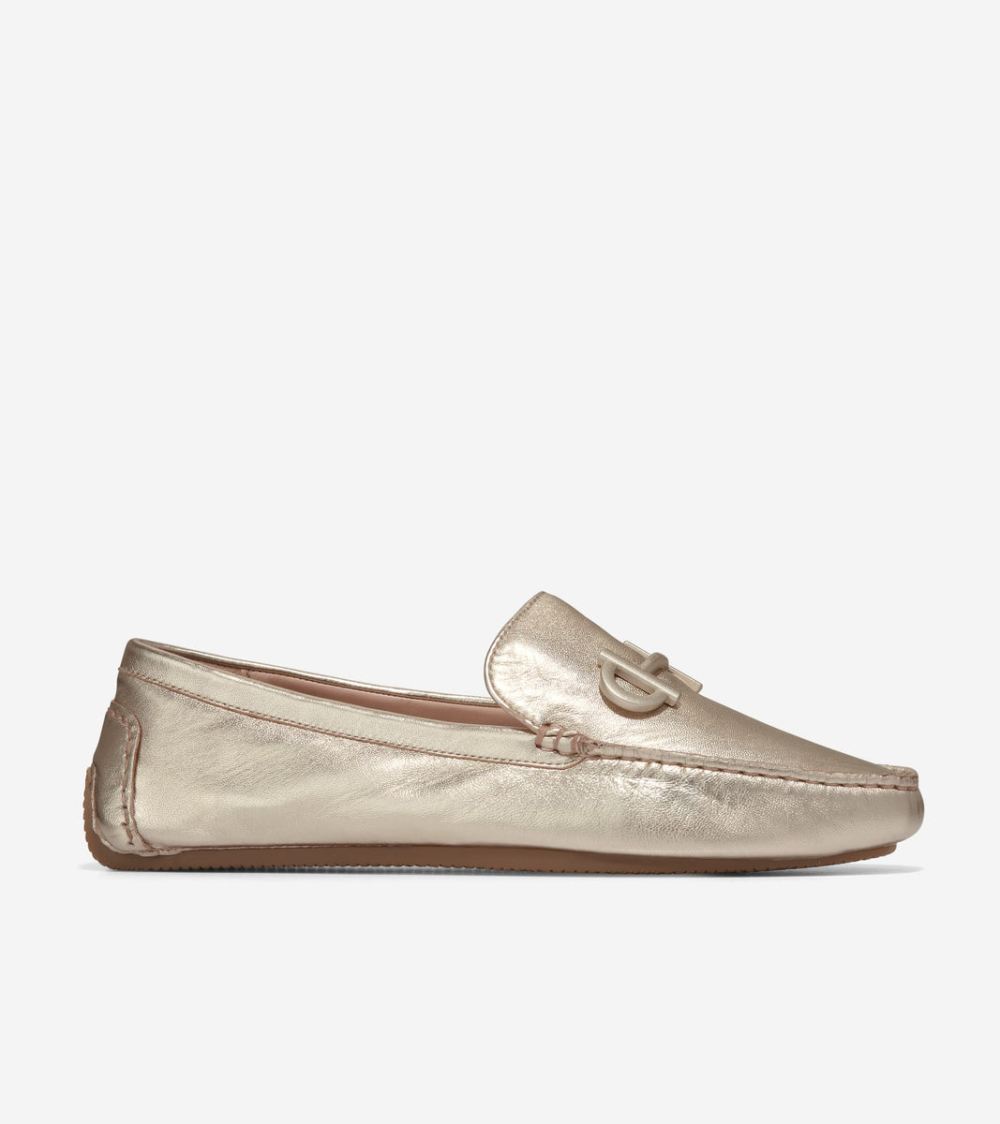 Cole Haan Women's Tully Driver - Gold | Canada Outlet