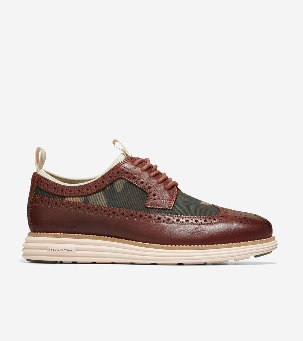 Cole Haan Men's OriginalGrand Longwing Neoprene Oxford - Papaya-Camo Print | Canada Outlet